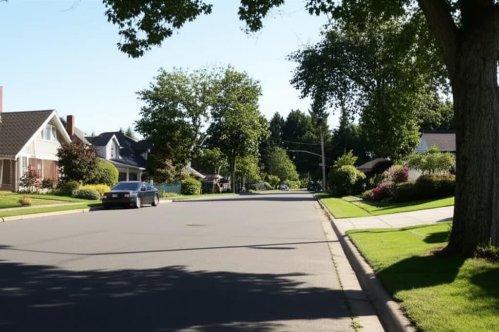 Well-kept residential neighborhood in the Reno-Tahoe region